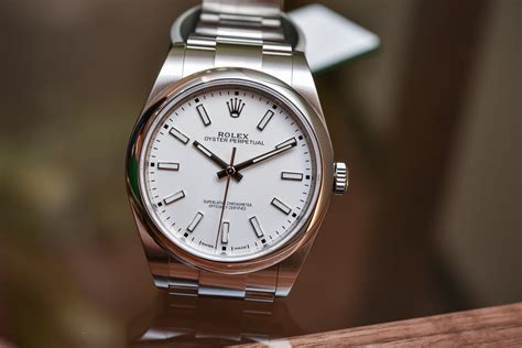 rolex oyster perpetual 39 white dial|rolex oyster perpetual size chart.